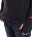 Ulvang Rav sweater w-zip Charcoal 03