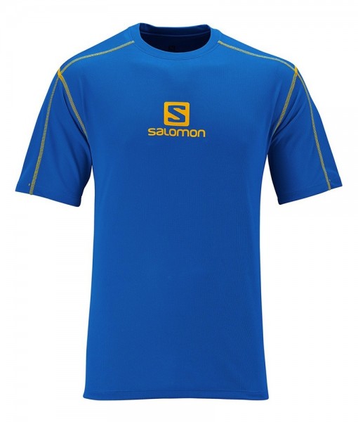 Salomon Stroll Logo Tee M Union Blue