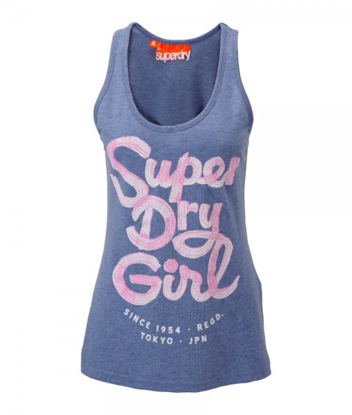 Superdry Débardeur Girl Gritty Menthol Marl TL02