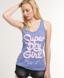 Superdry Débardeur Girl Gritty Menthol Marl TL03