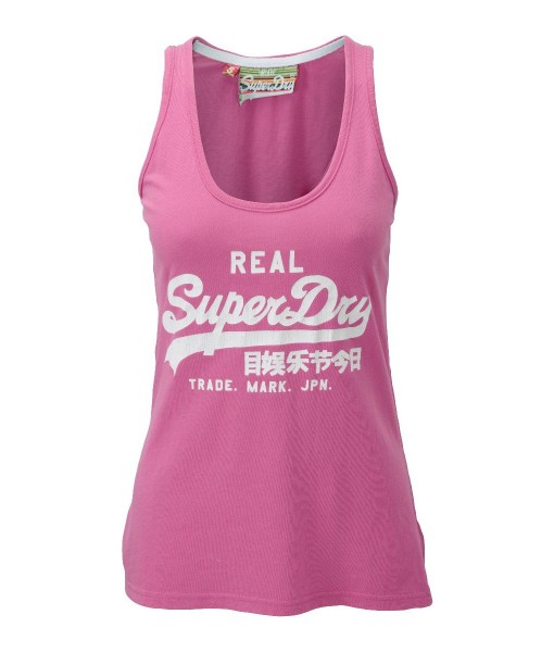 Superdry Débardeur Vintage Logo Bubblegum Pink