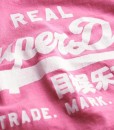 Superdry Débardeur Vintage Logo Bubblegum Pink Détails 01