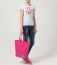 Superdry Icarus tote bag fluro pink R01