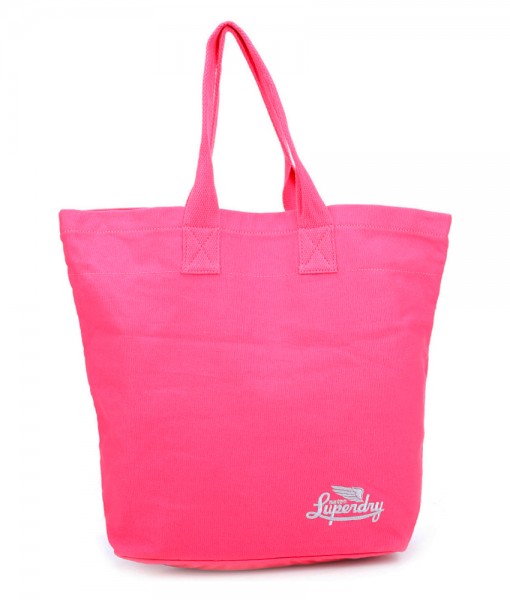 Superdry Icarus tote bag fluro pink R02