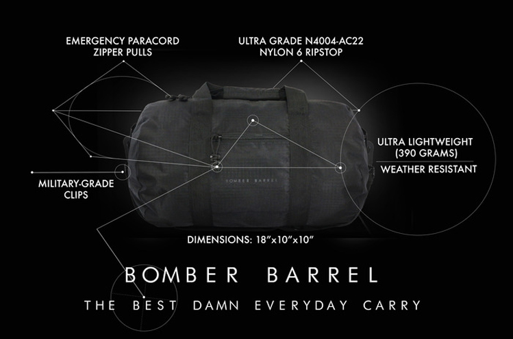 Bomber Barrel Features