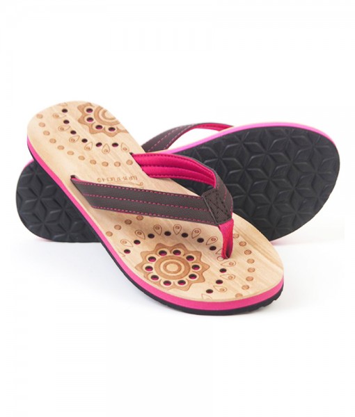 Zohula Hoku Fuchsia Flip Flops 01