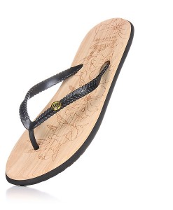 Zohula Ola Black Flip Flops 01