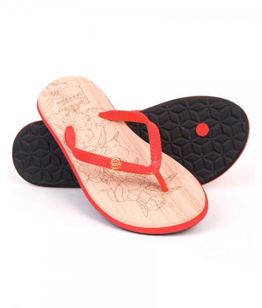 Zohula Ola Red Flip Flops