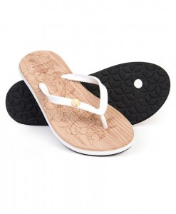 Zohula Ola White Flip Flops