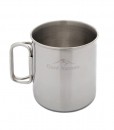 Brann Silver Stainless Steel Mug Fjord Nansen K01