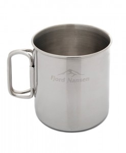 Brann Silver Stainless Steel Mug Fjord Nansen K01