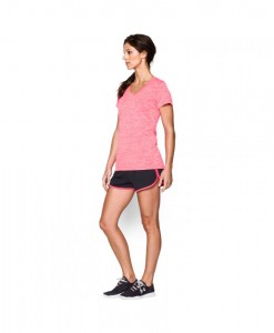 T-Shirt en V Under Armour Twist Tech Femme 683 F03