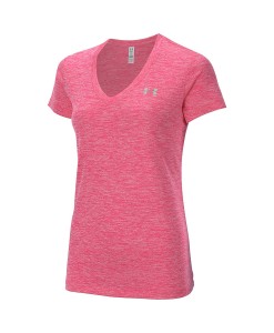 T-Shirt en V Under Armour Twist Tech Femme 683 F05