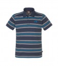 The North Face Mens Hike Polo Shirt Cosmic Blue T02
