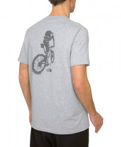 The North Face T-Shirt Dome Biker Heather Grey  D04