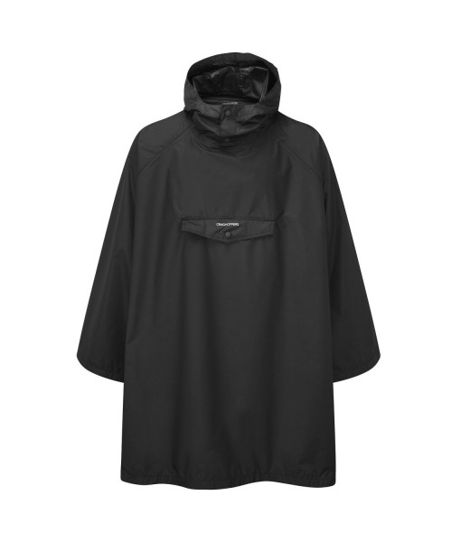 Unisex Poncho Black Craghoppers D01