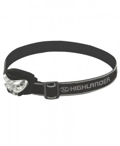 Lampe frontale Highlander Vision 3 LED Black
