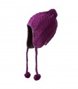 The North Face Fuzzy Earflap-Beanie Premiere Purple F01
