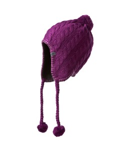 The North Face Fuzzy Earflap-Beanie Premiere Purple F01