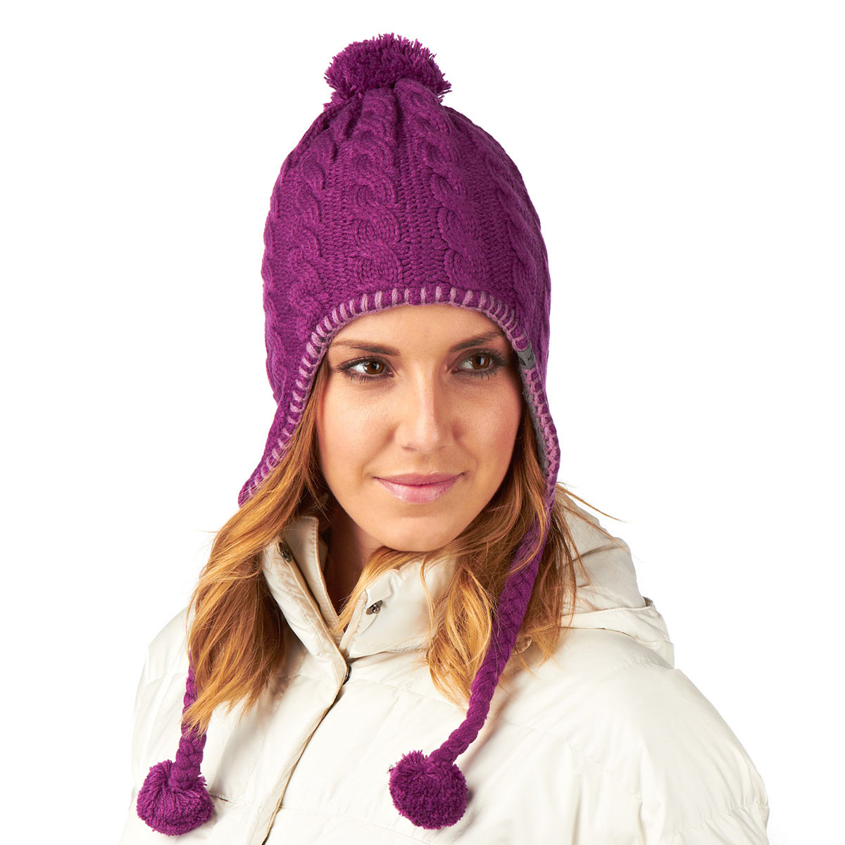 Fuzzy cheap earflap beanie