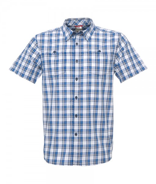 The North Face Sentinel Spire Woven SS Shirt Nautical Blue