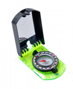 AceCamp Folding Map Compass with Mirror