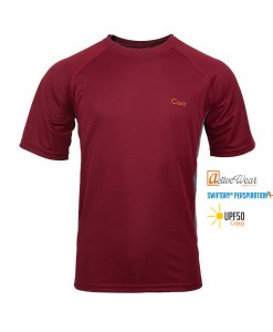 T-Shirt-Caxa-Cleanfire-Burgundy-TECH