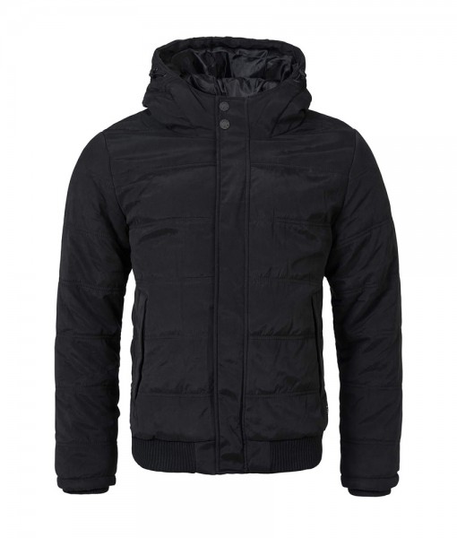 Jack and Jones Row Bomber Jacket Black J10