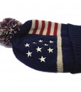 Bonnet Stars and Stripes Beanie Hat Vintage Navy A05