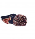 Bonnet Stars and Stripes Beanie Hat Vintage Navy A06