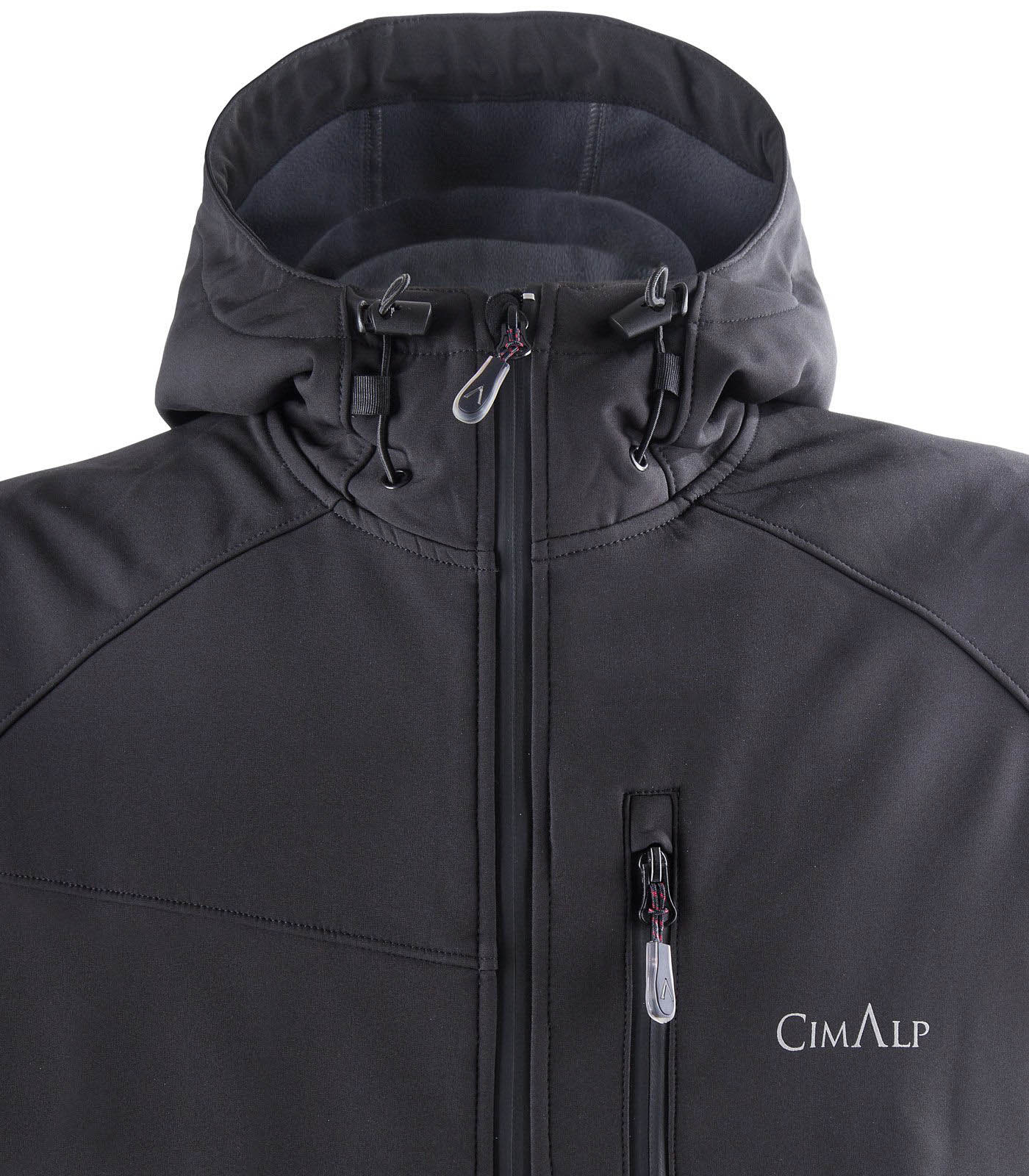 Veste Softshell doublée polaire CimAlp SNOW-H Noir