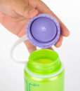 Nalgene Everyday 500ml Wide Mouth Key lime Purple Cap