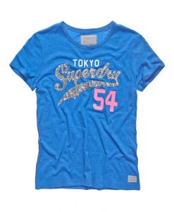 Superdry Tokyo 54 T-Shirt Royal Blue Marl