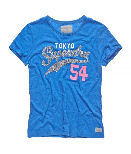 T-Shirt Superdry Tokyo 54 - Royal Blue Marl