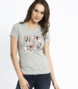 T-shirt 4F TSD Bio Graphic Grey Melange Women TSD014 F03