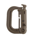 Tactical Teddy D-Ring Push Lock AAF Brown