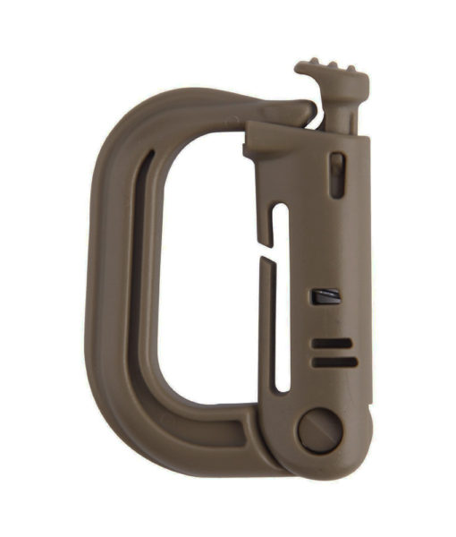 Tactical Teddy D-Ring Push Lock AAF Brown