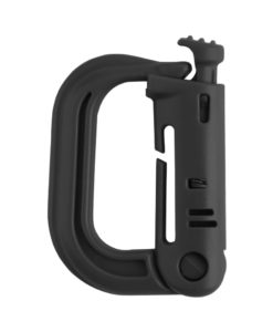 Tactical Teddy D-Ring Push Lock Black