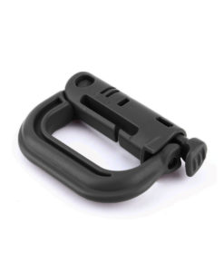 Tactical Teddy D-Ring Push Lock Black