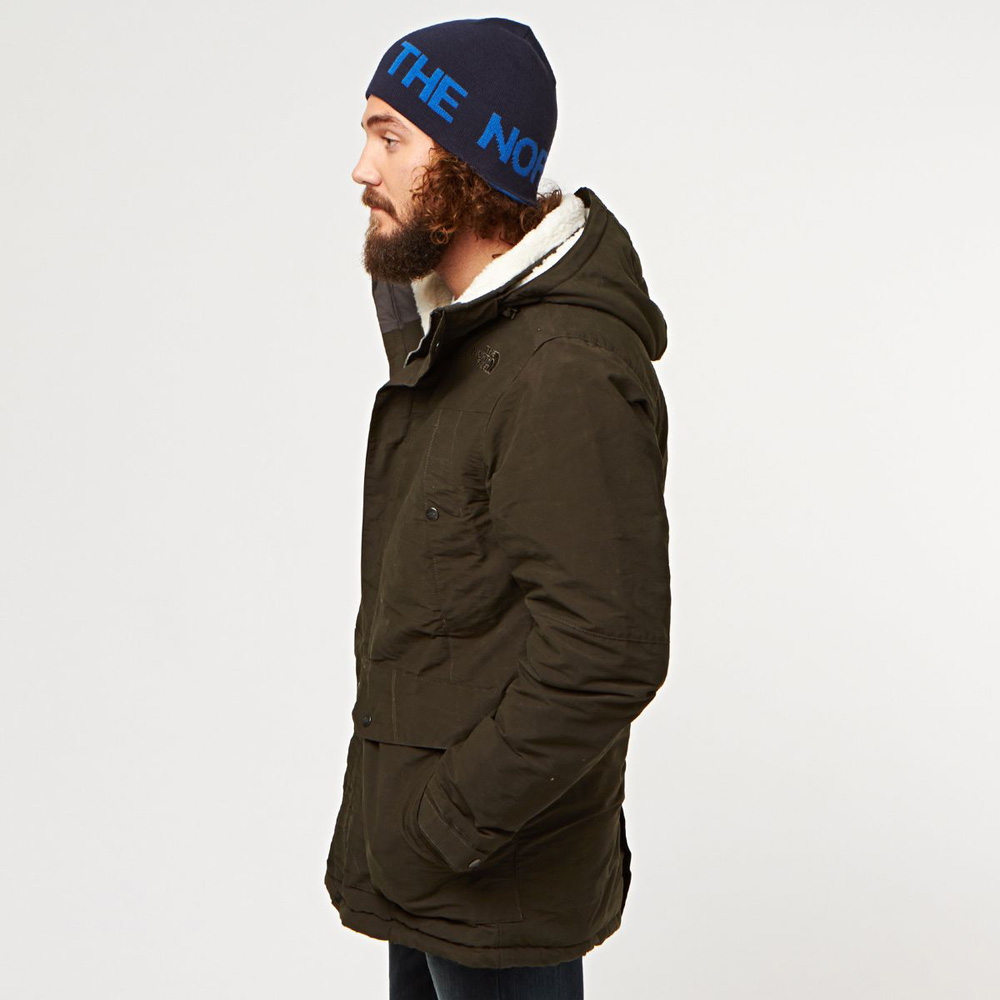 THE NORTH FACE Réversible Bonnet, Noir/Gris, Taille Unique Homme