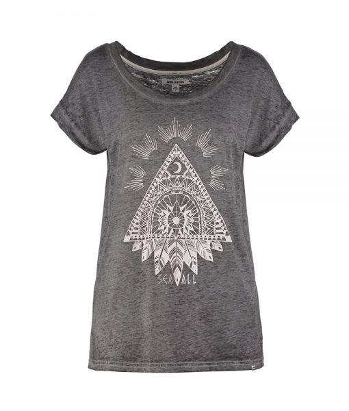 T-Shirt Billabong All Night Dark Athletic Grey