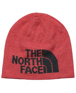 The North Face Highline Beanie Rambutan Pink Asphalt Grey T01