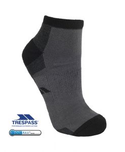 Trespass Inclined Trainer Socks Black