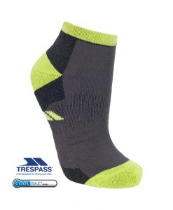 Trespass Inclined Trainer Socks Kiwi