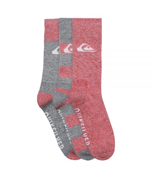 Chaussettes Quiksilver 06321T ACTIV Grey Red Hyper-Dry