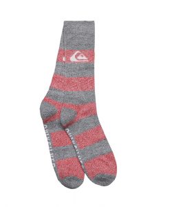 Chaussettes Quiksilver 06321T ACTIV Grey Red Hyper-Dry