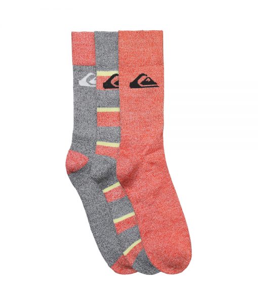 Chaussettes Quiksilver 06323T ACTIV Grey Orange Hyper-Dry