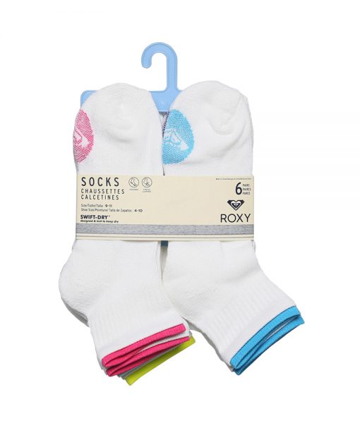 Chaussettes Femme Roxy Leg Up - Modèle KVJ0 à Pois - Taille Unique - NEUVES