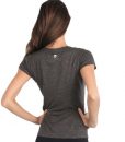 Grips Athletics Ladies T-Shirt Weight Grey Yellow
