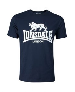 Lonsdale Logo T-Shirt Navy